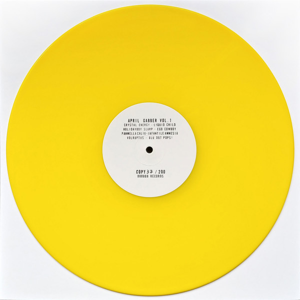 April Gabber Vol. 1 front label