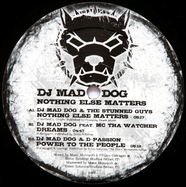 Nothing Else Matters front label