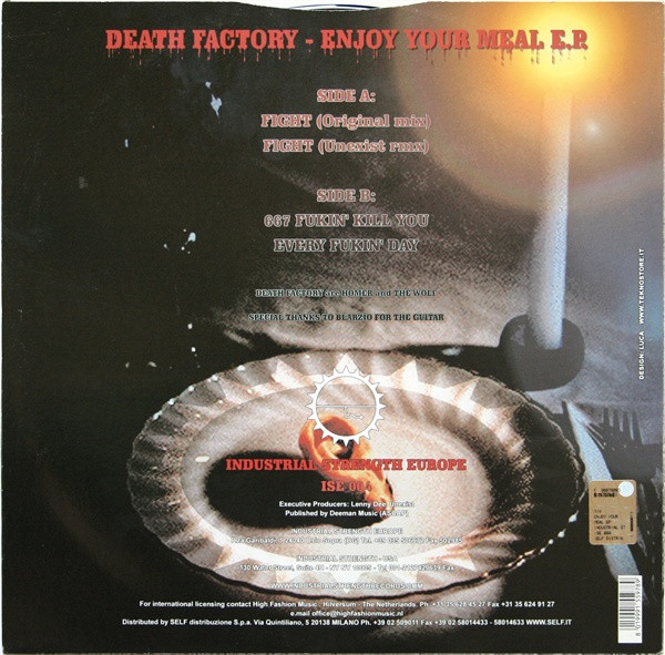 Enjoy Your Meal E.P. back cover