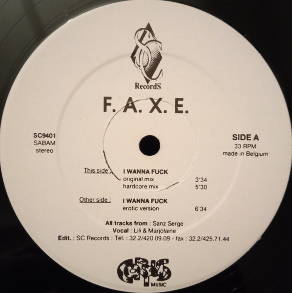 I Wanna Fuck back cover