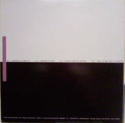 Brother Of Conflict back cover