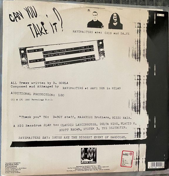 Can You Take It? back cover
