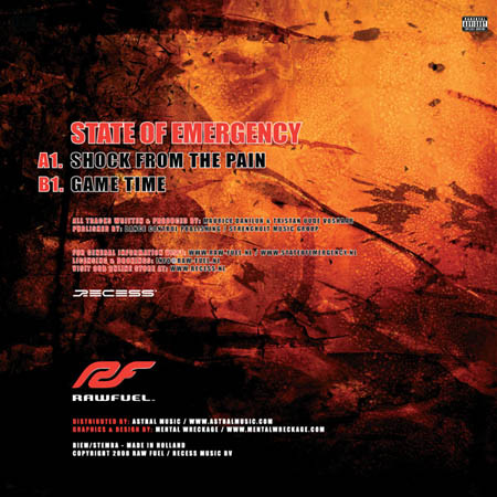 Shock From The Pain back cover