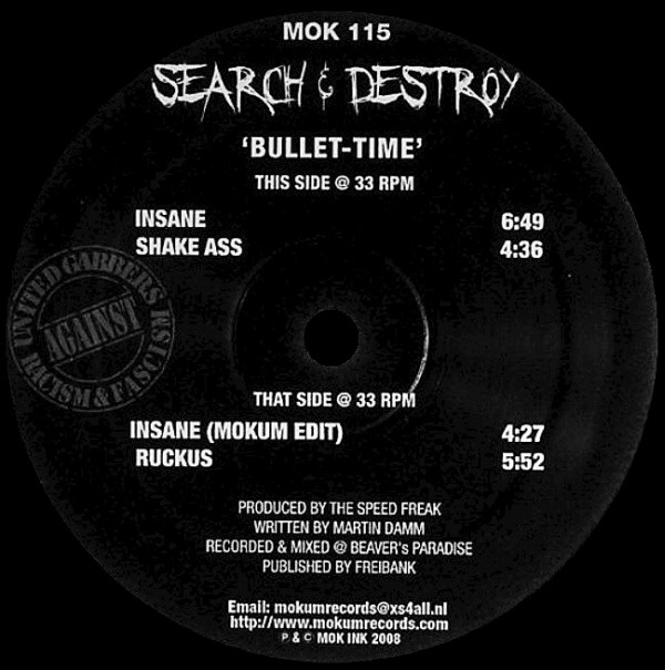 Bullet-Time back label