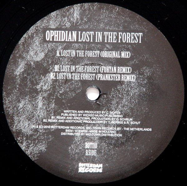 Lost In The Forest front label