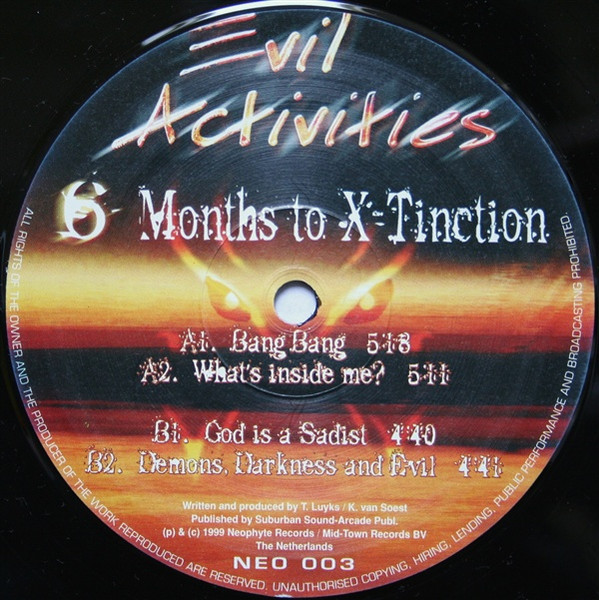 6 Months To X-Tinction front label