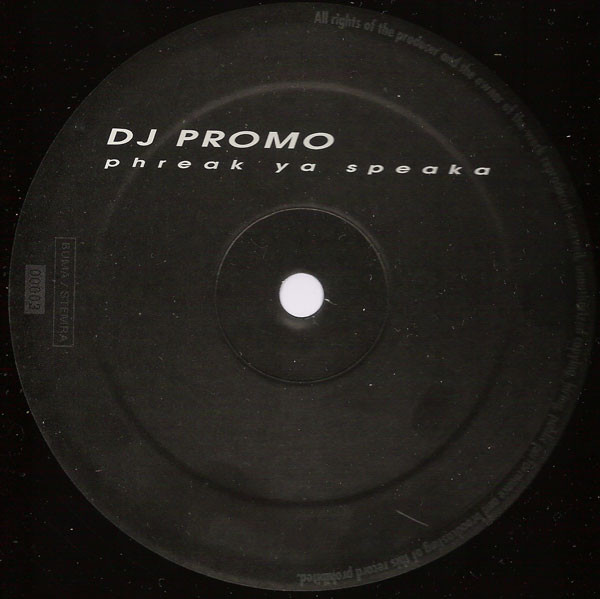 Whiplash / Phreak Ya Speaka front label