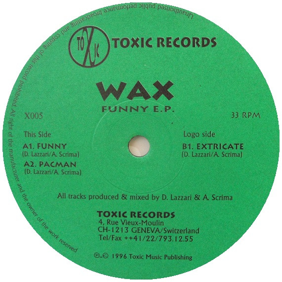 Funny E.P. front label