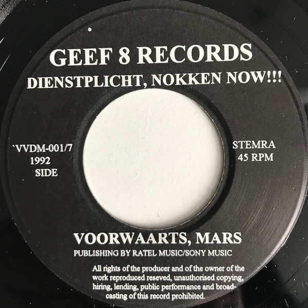 Dienstplicht, Nokken Now front label