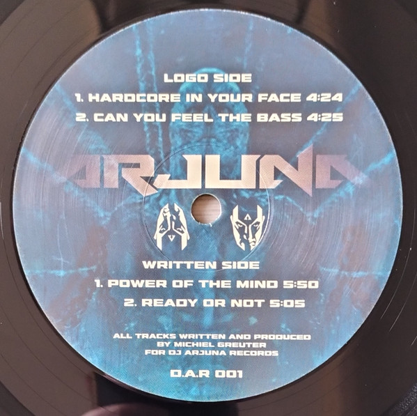 Hardcore In Your Face back label