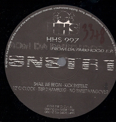 From Da Parkhood E.P. (Blood Tour Part 4: Still On The Hunt) back cover