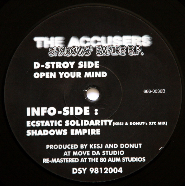 Shadows' Empire E.P. front label