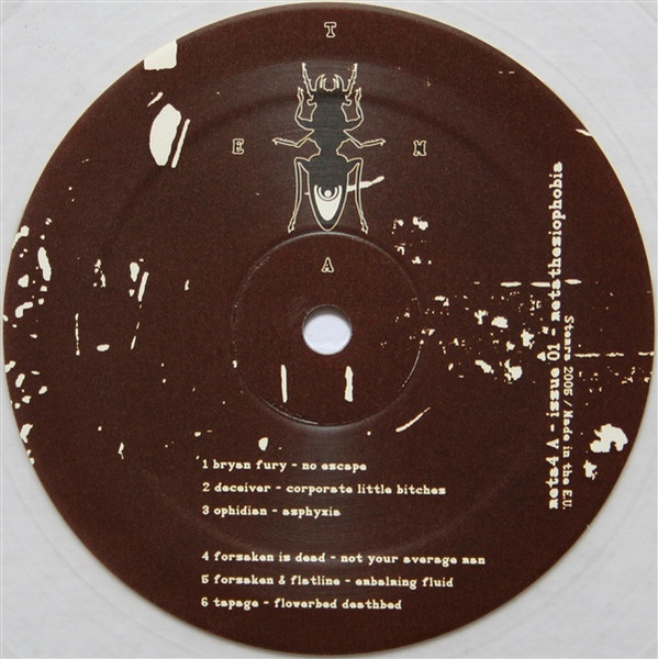 Issue 01 - Metathesiophobia front label