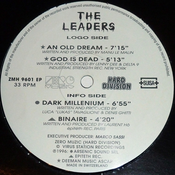 The Leaders back label