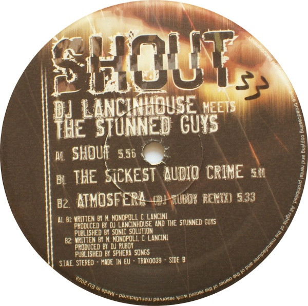 Shout back label