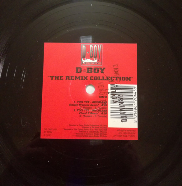 D-Boy "The Remix Collection" back label