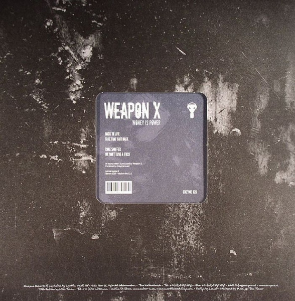 Money Is Power back cover