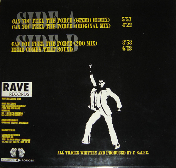 Saturday  Hardcore Fever E.P. back cover