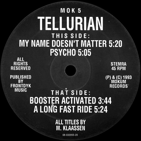 My Name Doesn't Matter front cover