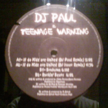 If The Kids Are United (Remixes) front label