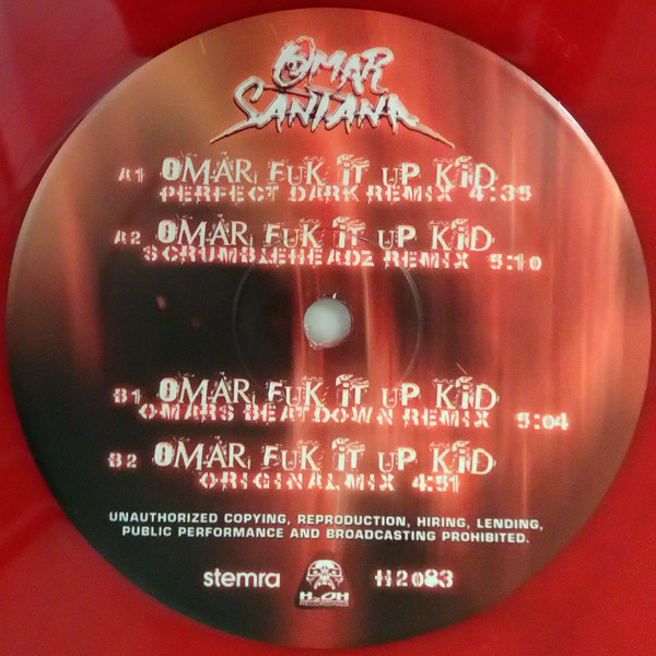 Omar Fuk It Up Kid Remixes back label