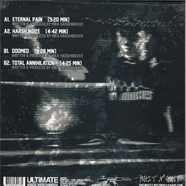 Total Annihilation EP back cover