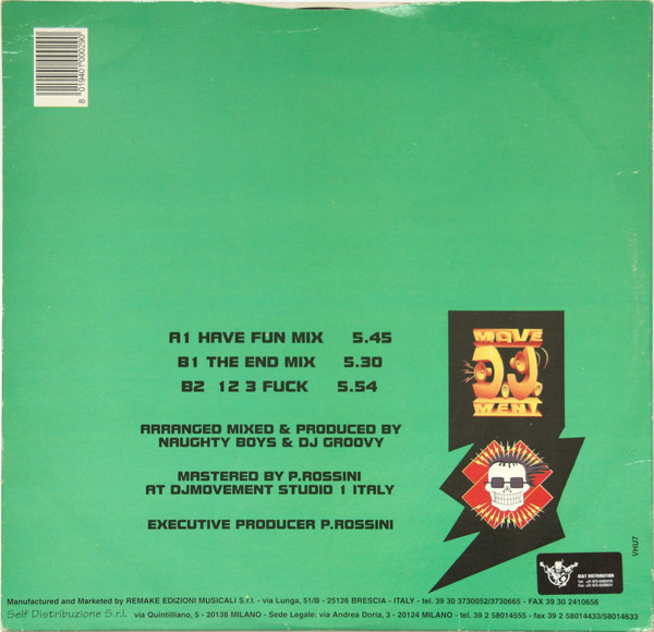 Innocent Amusement E.P. back cover