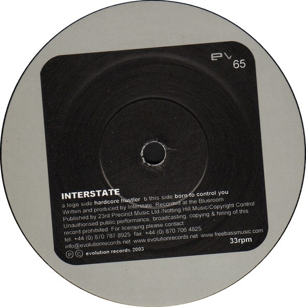 Hardcore Hustler / Born To Control You front label