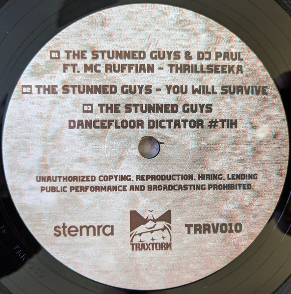 Traxtorm Revamped 010 back label