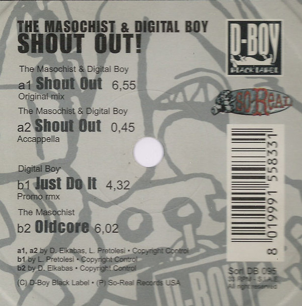 Shout Out back label