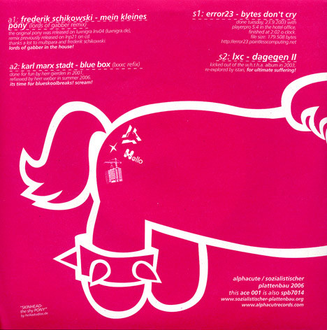 Pink Ponies Versus Blue Bytes back cover