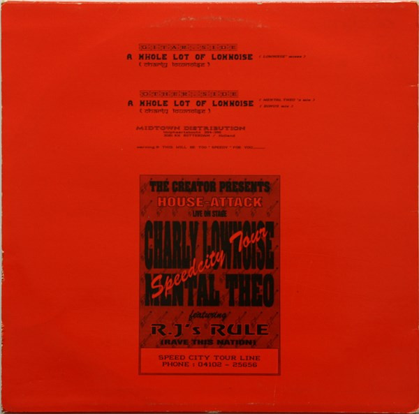 A Whole Lot Of "Lownoise" back cover