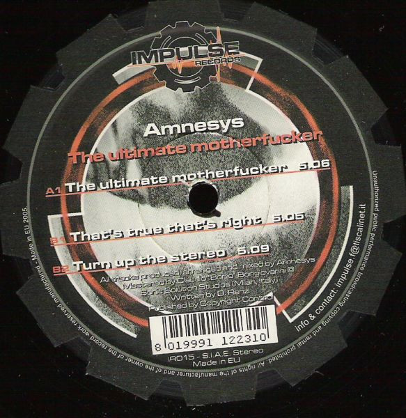 The Ultimate Motherfucker back cover