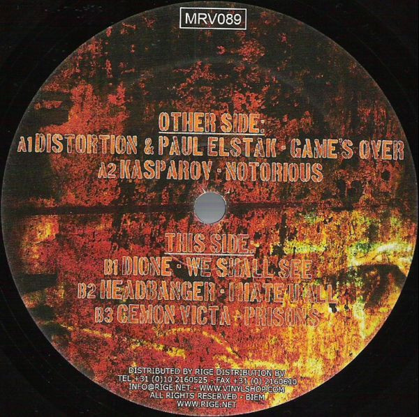 Hardcore Hooligans back label