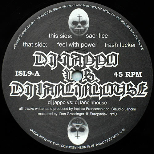 Sacrifice front label