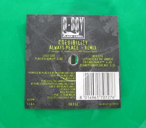 Always Peace back cover