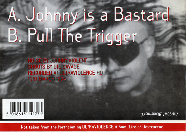 Johnny Is A Bastard front label