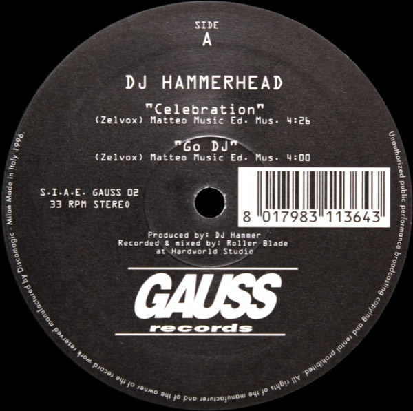 Celebration front label