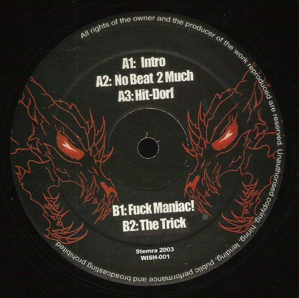 Hard-Quake E.P. front label