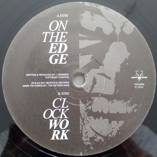 On The Edge front label