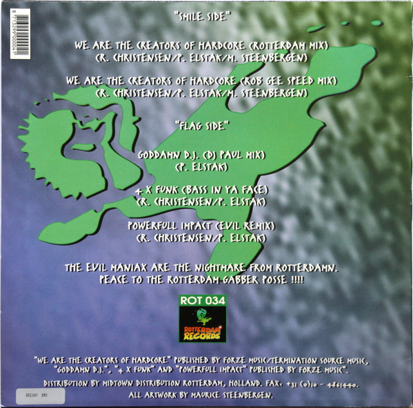 The Creators Of Hardcore back cover