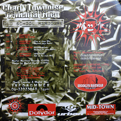 Old School Hardcore Part Two back cover