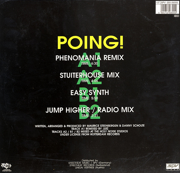 Poing! (Phenomania Remix) back cover