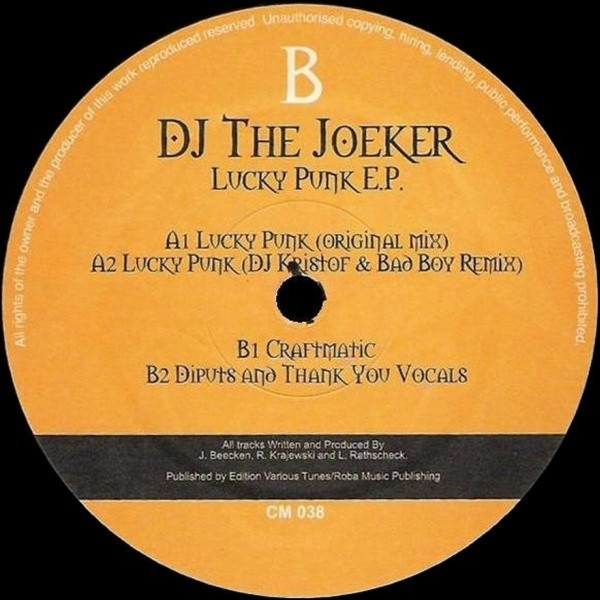 Lucky Punk E.P. front label