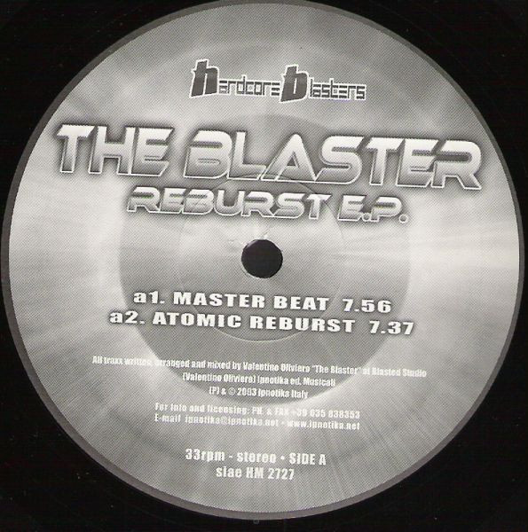 Reburst E.P. back cover