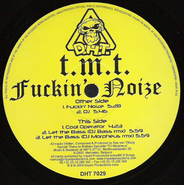 Fuckin' Noize back label