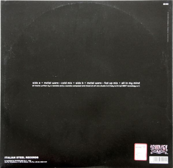 Metal Ware back cover