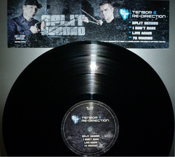 Split Second back label