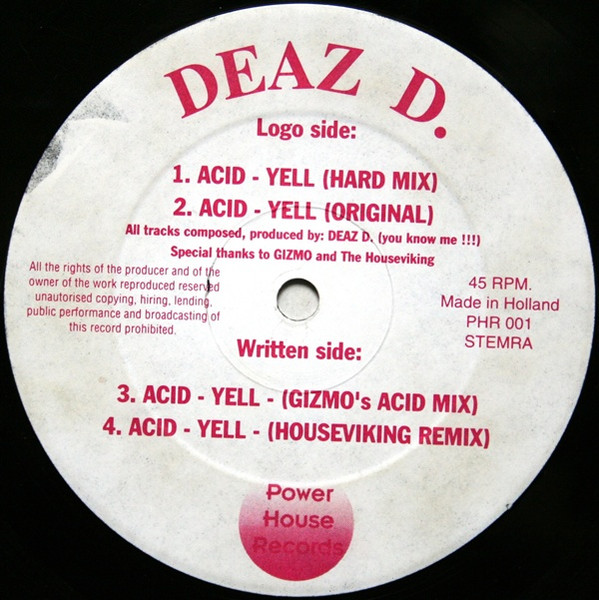 Acid-Yell - Asieeet! front label