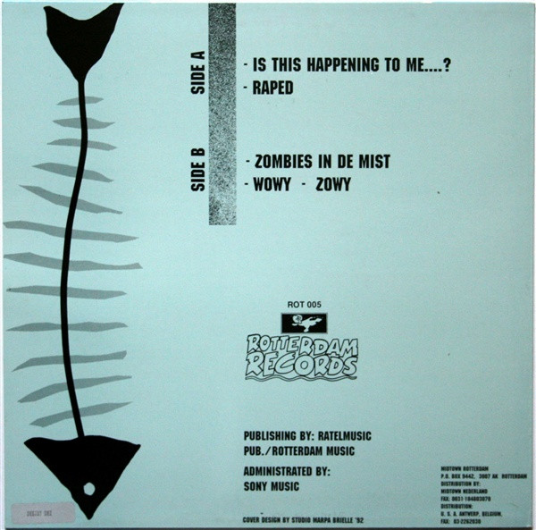 Not Offensive E.P back cover